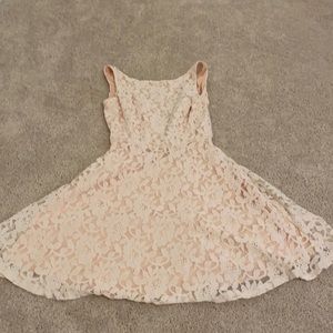 Speechless XXS Dress Pink/Cream Formal Good Con